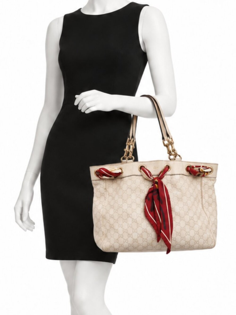 Gucci Vintage Guccissima Leather Large Tote Shoulder Bag